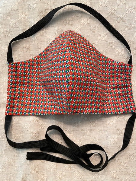Washable 100% Cotton Face Masks with Filter Pocket & Nose Wire - May 2020
