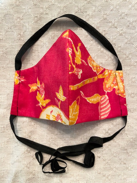 Washable 100% Cotton Face Masks with Filter Pocket & Nose Wire - May 2020